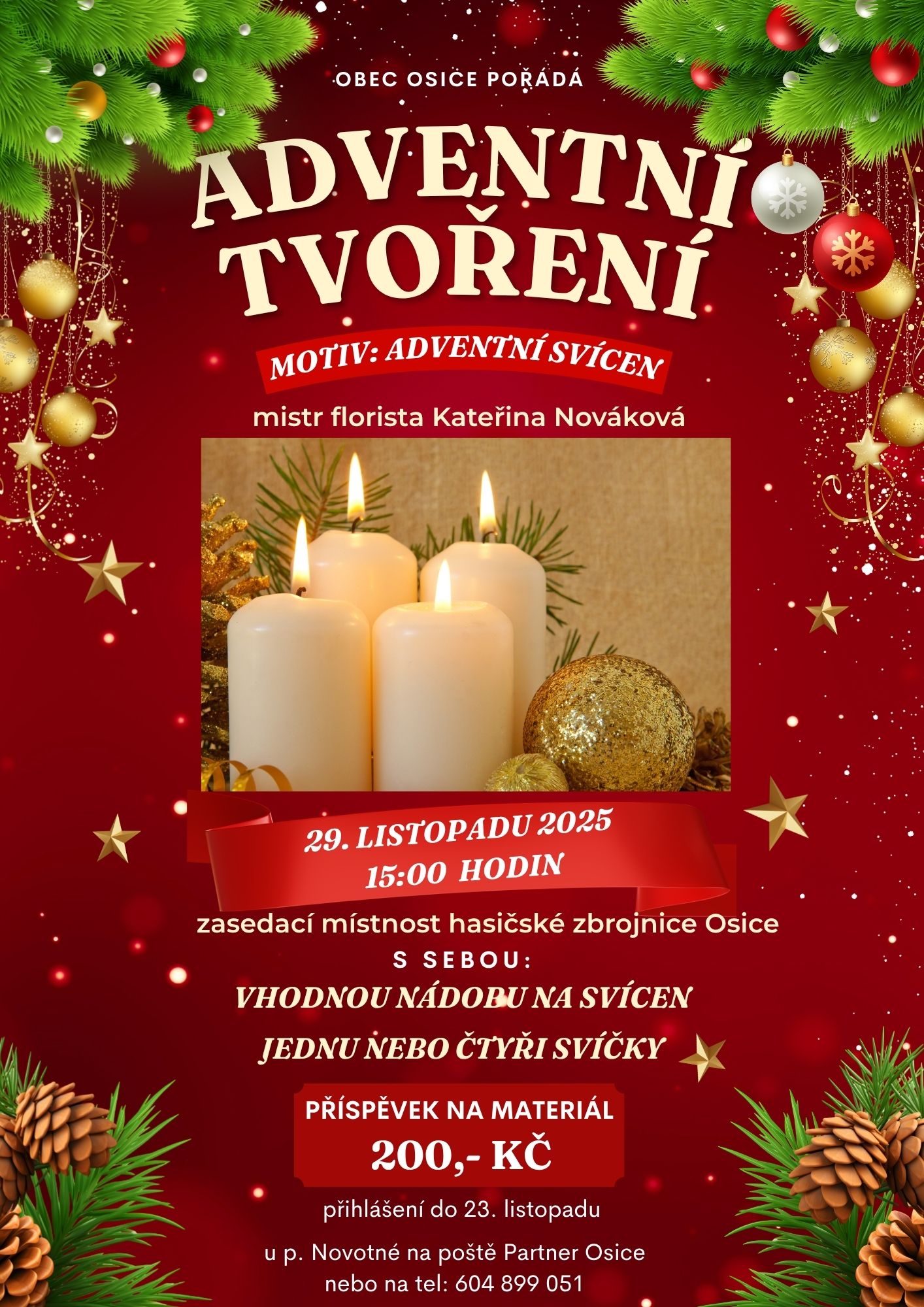 Adventní tvoření